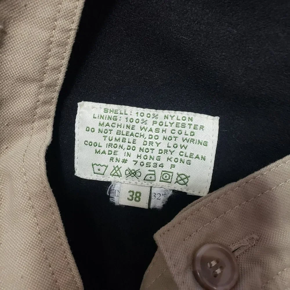 Orvis Pants Mens 38 Brown Fleece Lined Outdoors Stretch Straight Leg‎